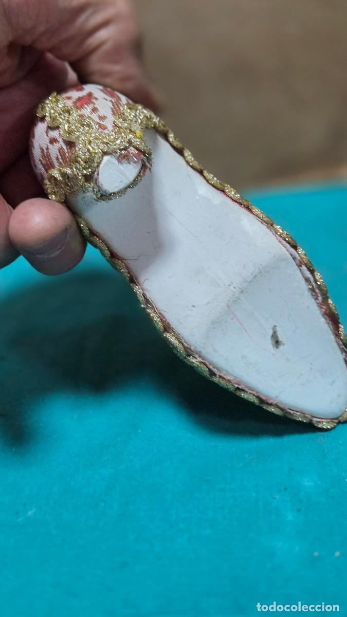 Vintage: zapato de coleccion dorado - Foto 6