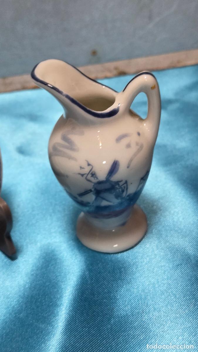Vintage: mini plato y jarra ceramica - Foto 4