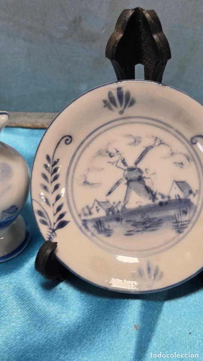 Vintage: mini jarra y plato de ceramica - Foto 3