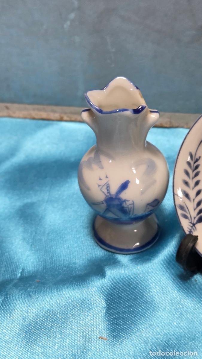 Vintage: mini jarra y plato de ceramica - Foto 4