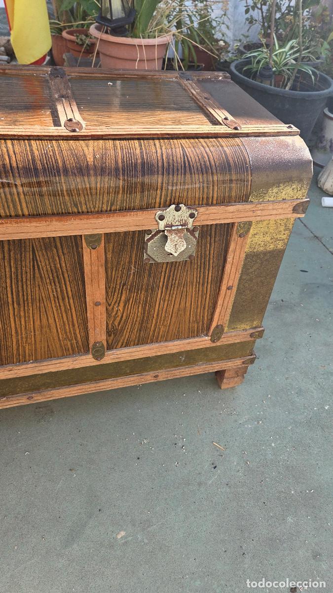 Vintage: baul de chapa y madera vintage - Foto 4