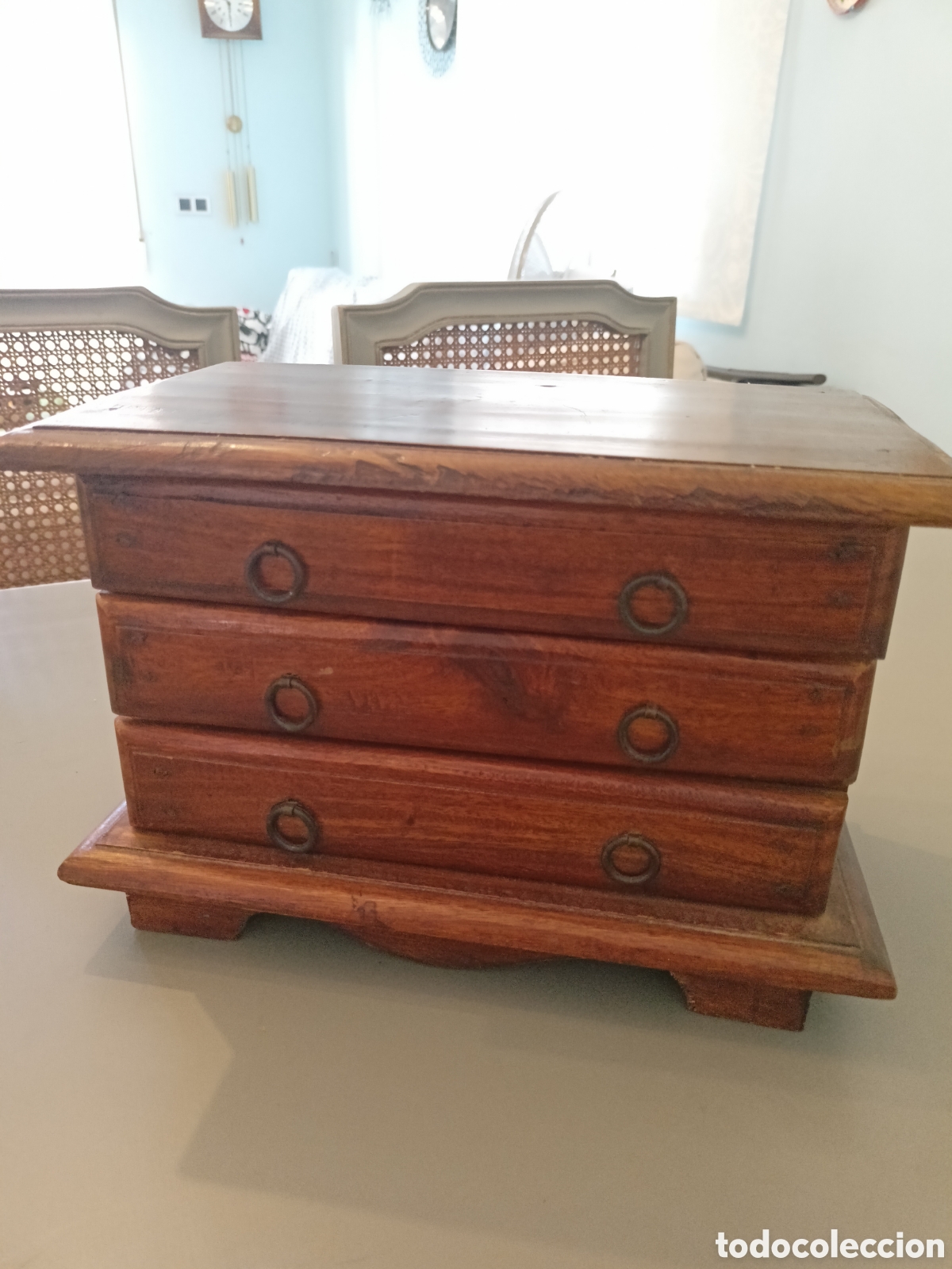 Vintage: MINI CAJONERA DE MADERA MACIZA- - Foto 1