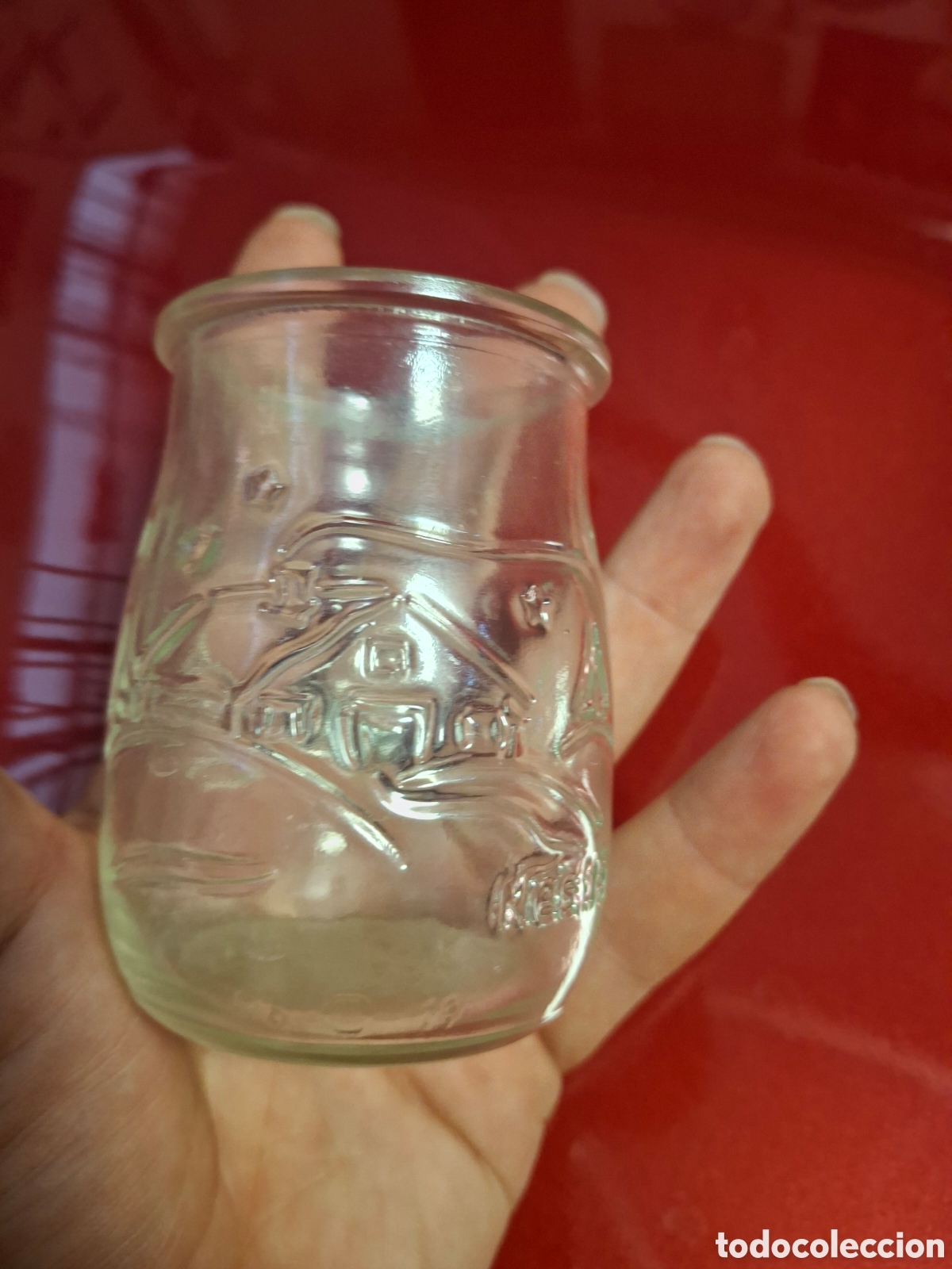 Vintage: VASO DE CRISTAL VINTAGE DE YOGUTH YOGUR POSTRES NESTLE A&Ntilde;OS 90