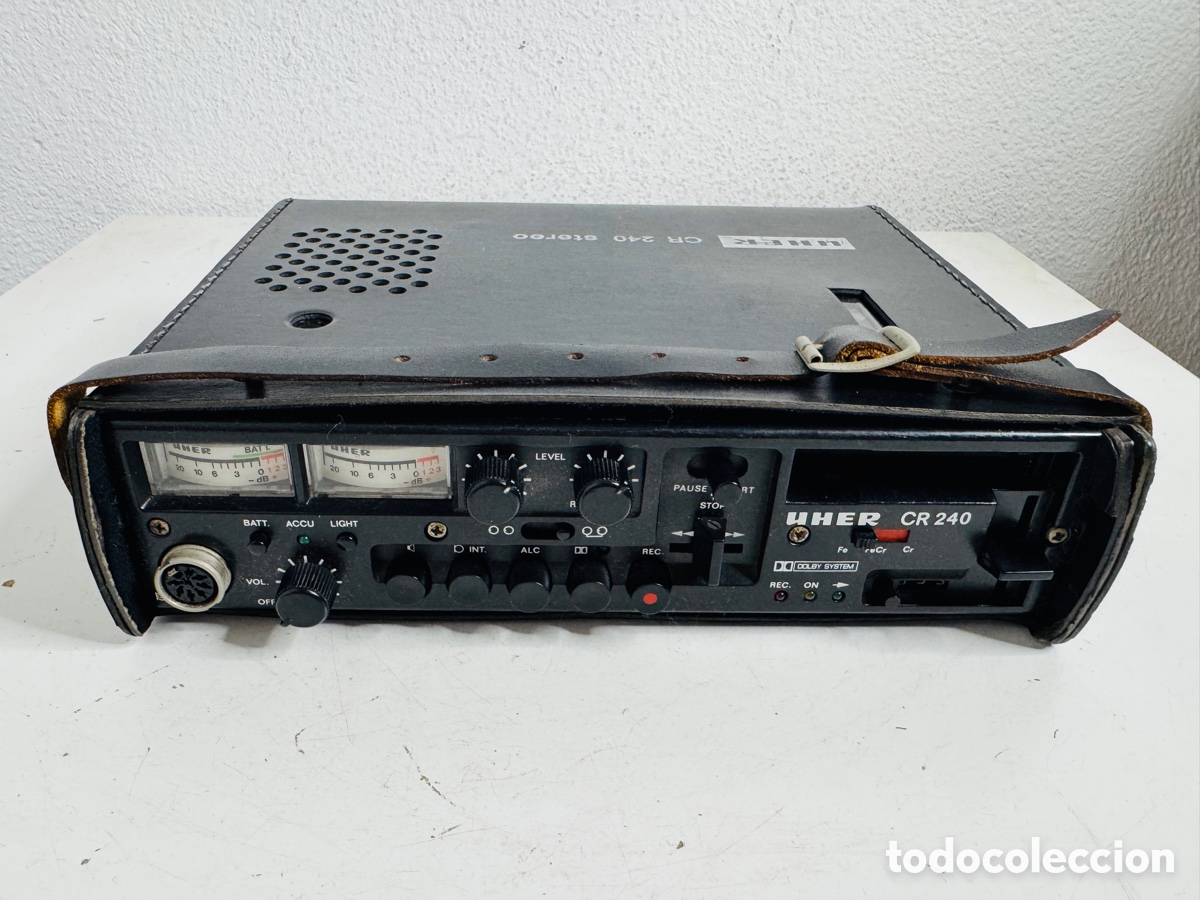 Vintage: Uher's VU METERS, Vintage Tape Deck UHER CR240 Dolby System Untested