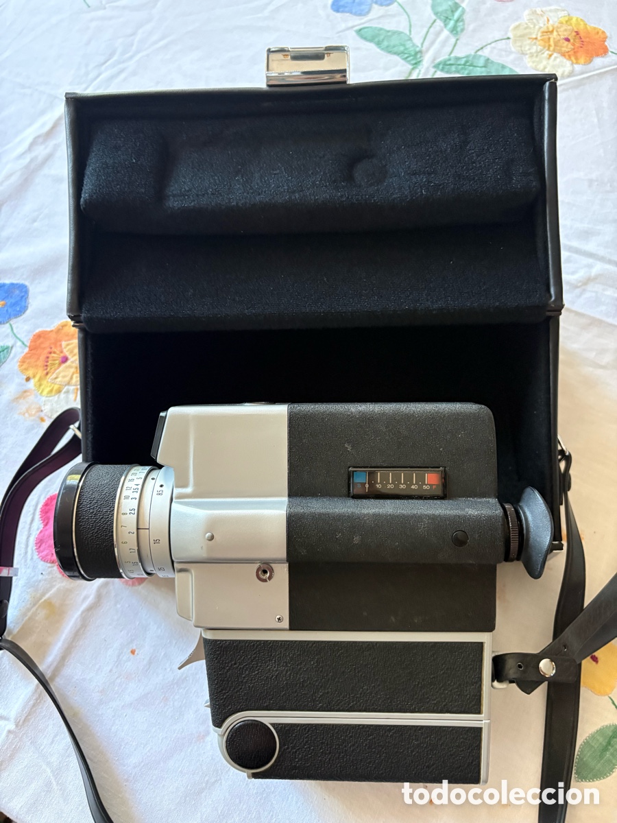 Vintage: Lote c&aacute;mara Sankyo Super CM 400 + proyector Eumig Mark 8 Vintage
