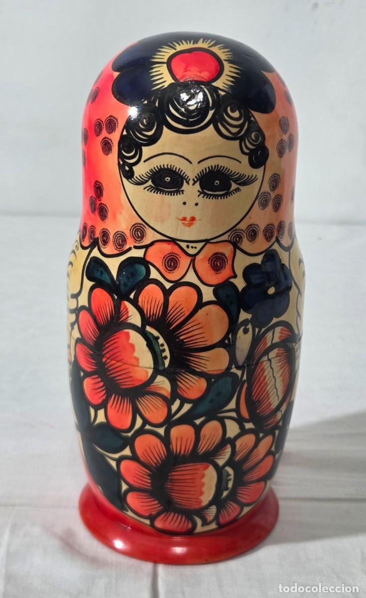 Vintage: Mu&ntilde;eca rusa Katiuska, 7 mu&ntilde;ecas - Foto 10