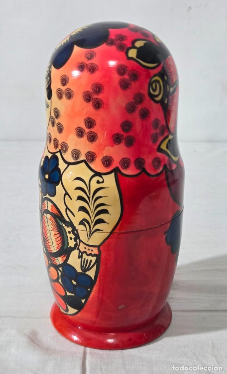 Vintage: Mu&ntilde;eca rusa Katiuska, 7 mu&ntilde;ecas - Foto 11