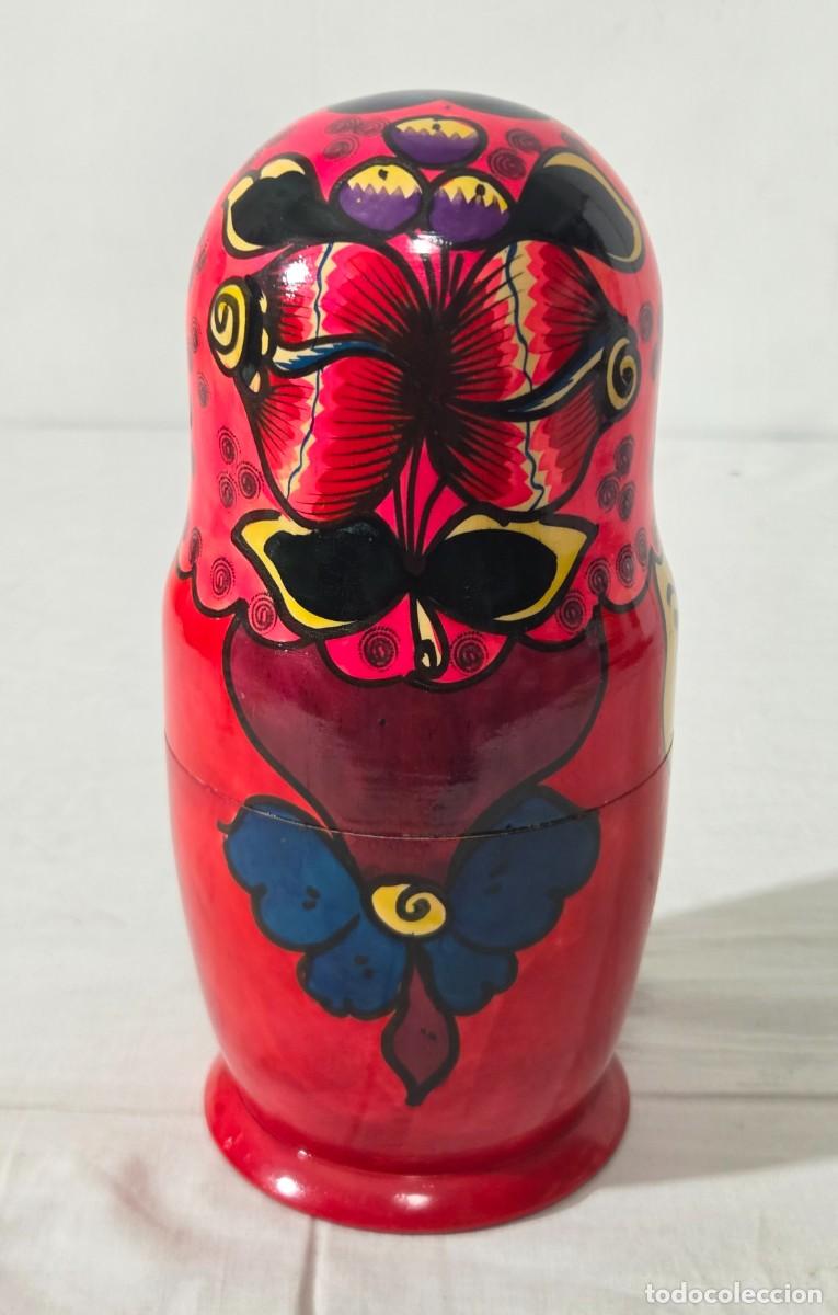 Vintage: Mu&ntilde;eca rusa Katiuska, 7 mu&ntilde;ecas - Foto 12