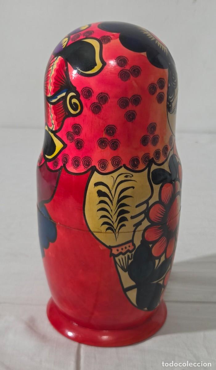 Vintage: Mu&ntilde;eca rusa Katiuska, 7 mu&ntilde;ecas - Foto 13