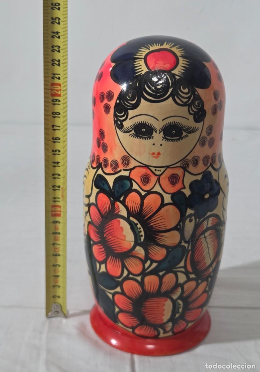 Vintage: Mu&ntilde;eca rusa Katiuska, 7 mu&ntilde;ecas - Foto 14