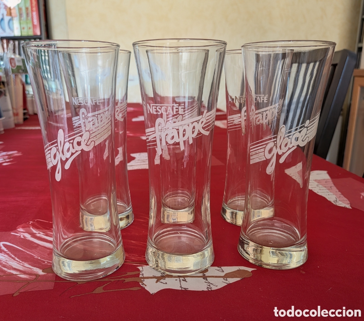 Vintage: Vasos de tubo Nescaf&eacute; Frappe