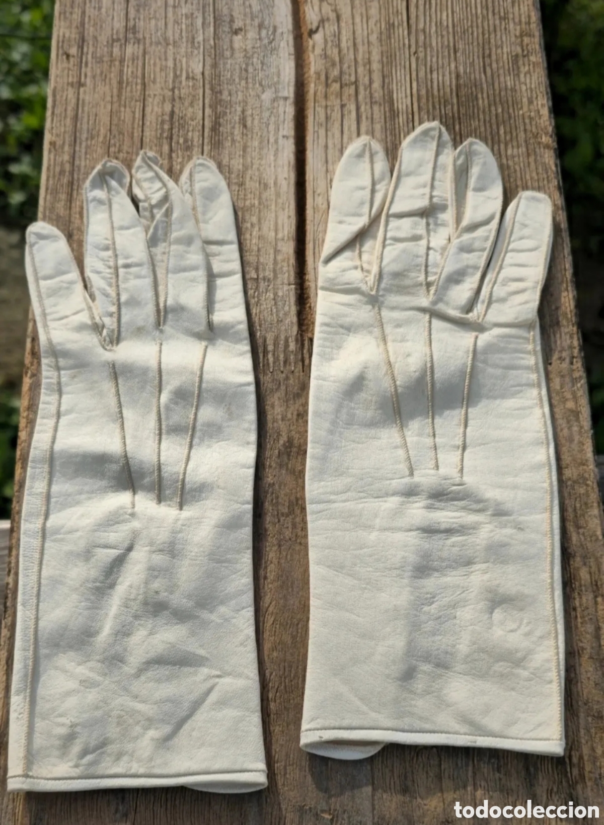 Vintage: Antiguos guantes de piel - Foto 2