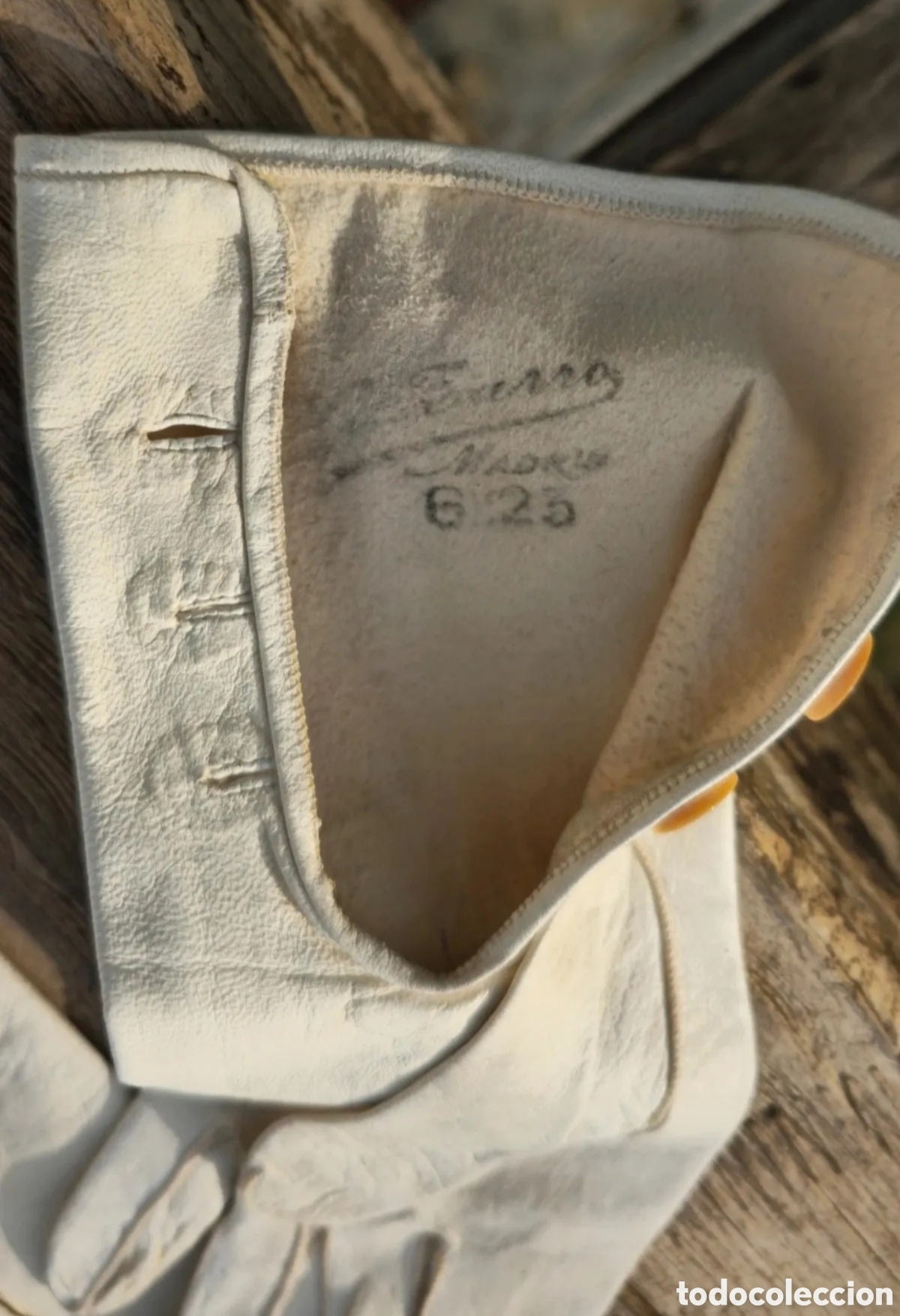 Vintage: Antiguos guantes de piel - Foto 4