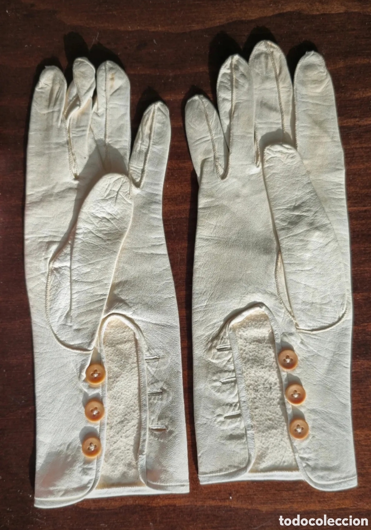 Vintage: Antiguos guantes de piel - Foto 6