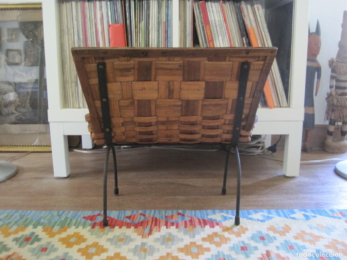 Vintage: REVISTERO DE MADERA Y HIERRO - A&Ntilde;OS 50