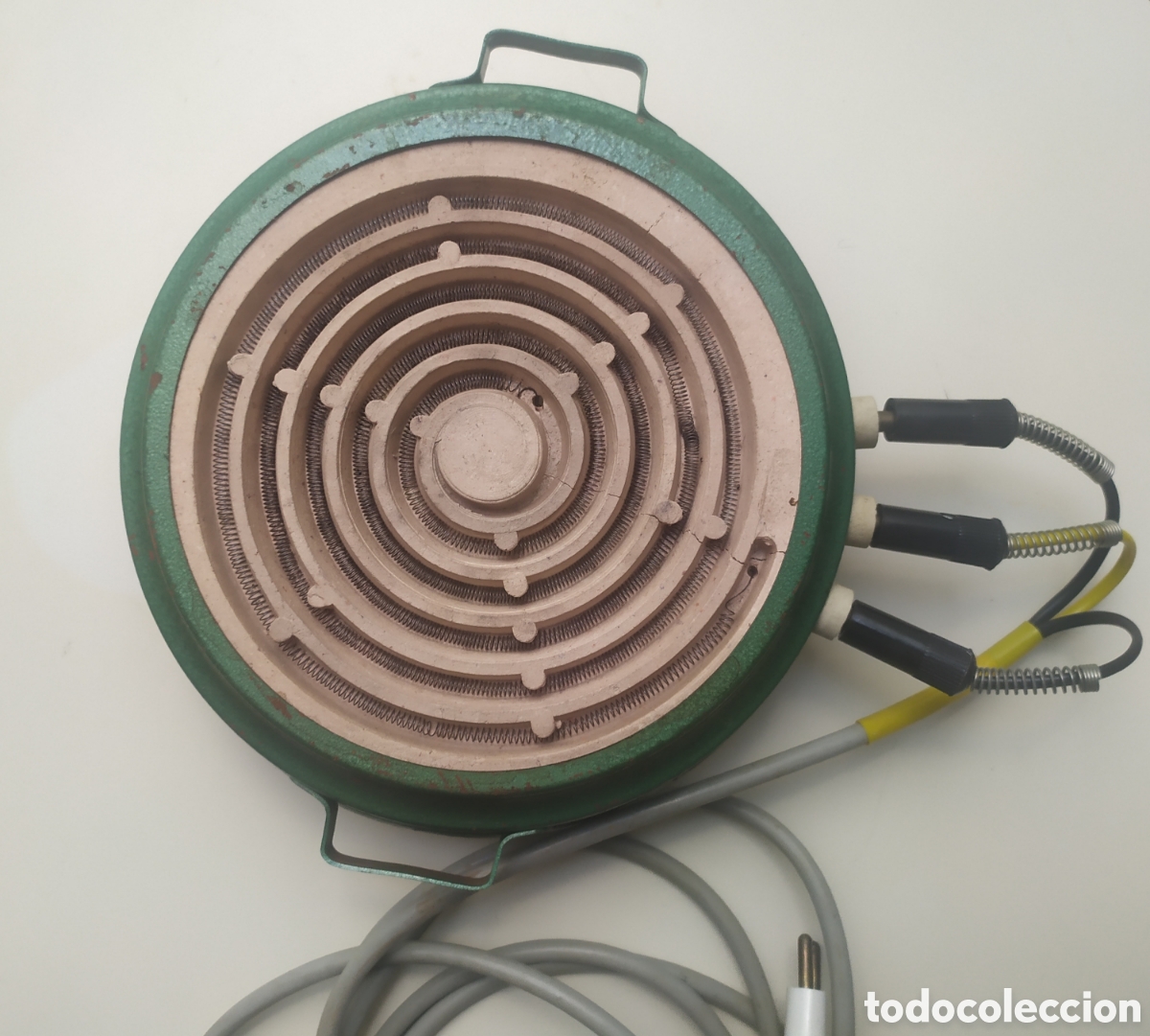 Vintage: Infiernillo vintage funcionando, Industrias Leycla 1000W y 125V