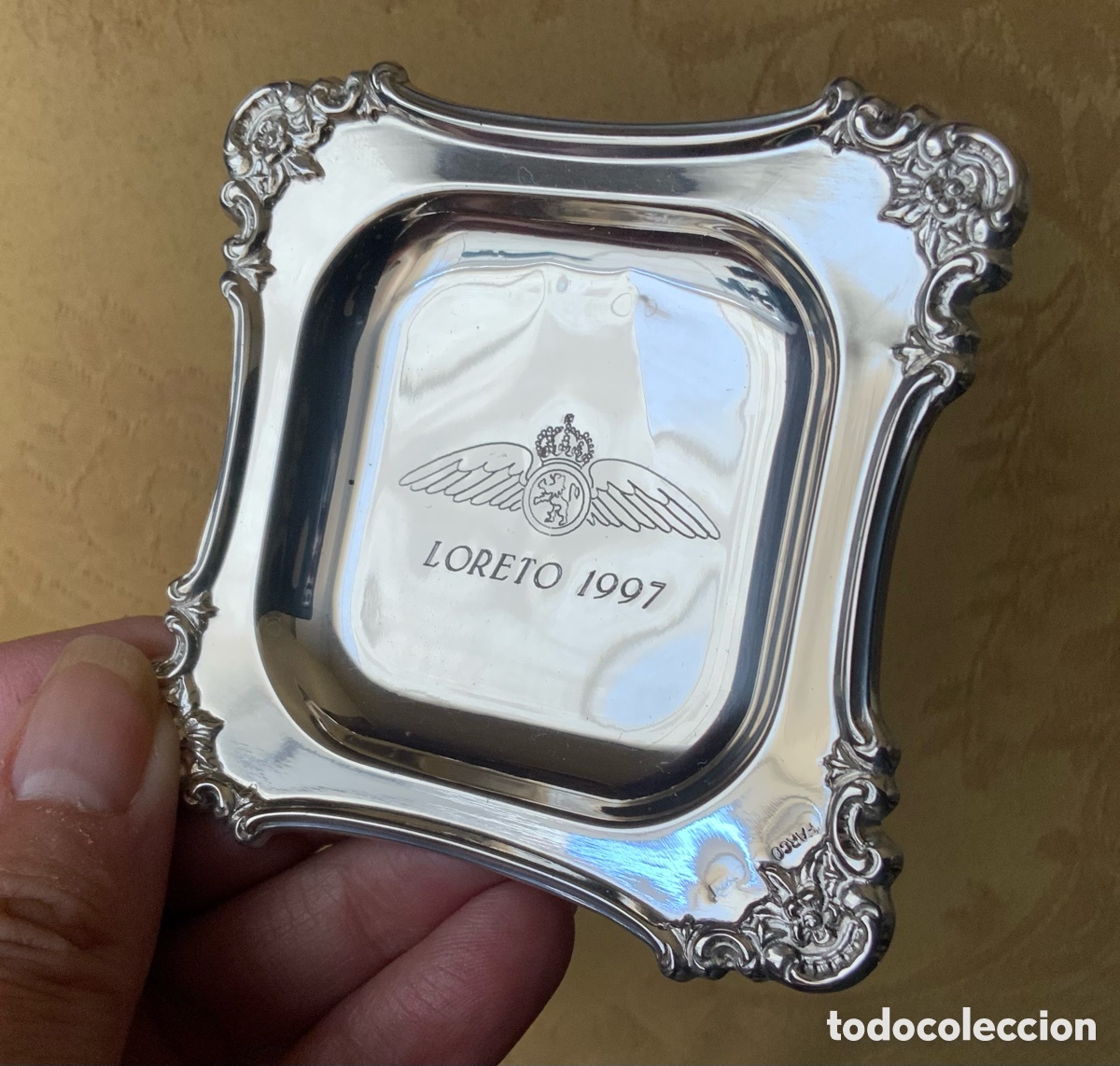 Vintage: CENICERO PLATA LEY AVIACI&Oacute;N LORETO 1997