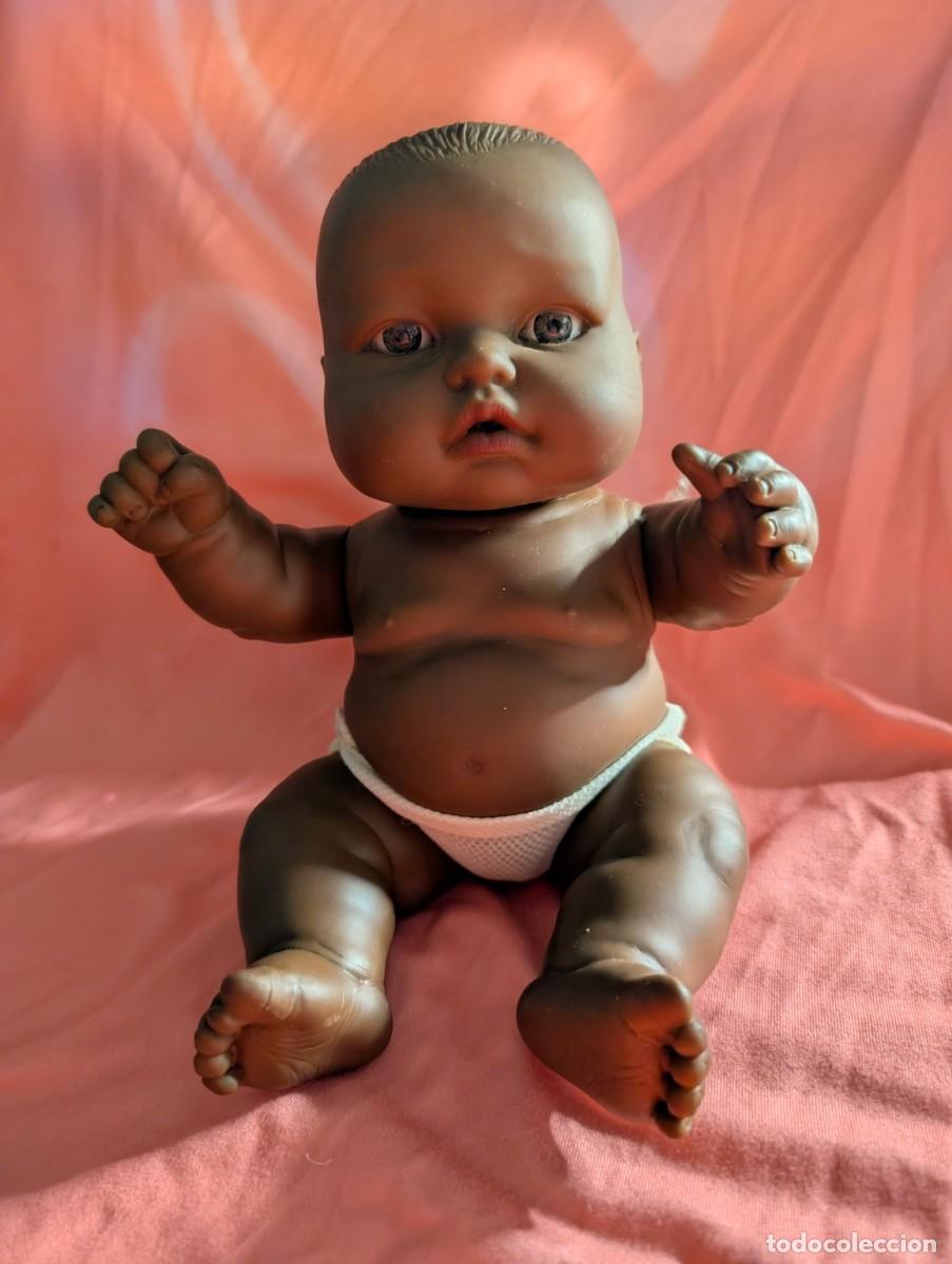 Vintage: Mu&ntilde;eca Beb&eacute; Negrita J. Berna 25 cm Vintage Espa&ntilde;ola A&ntilde;os 60-70