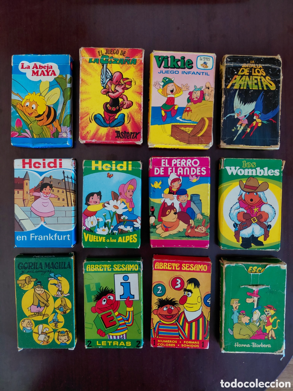 Vintage: Lote 12 Barajas Infantiles Fournier / A&ntilde;os 70-80