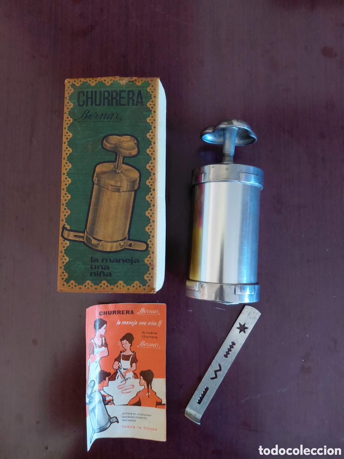 Vintage: Churrera antigua Bernar C&oacute;d. 49 (Con caja original)