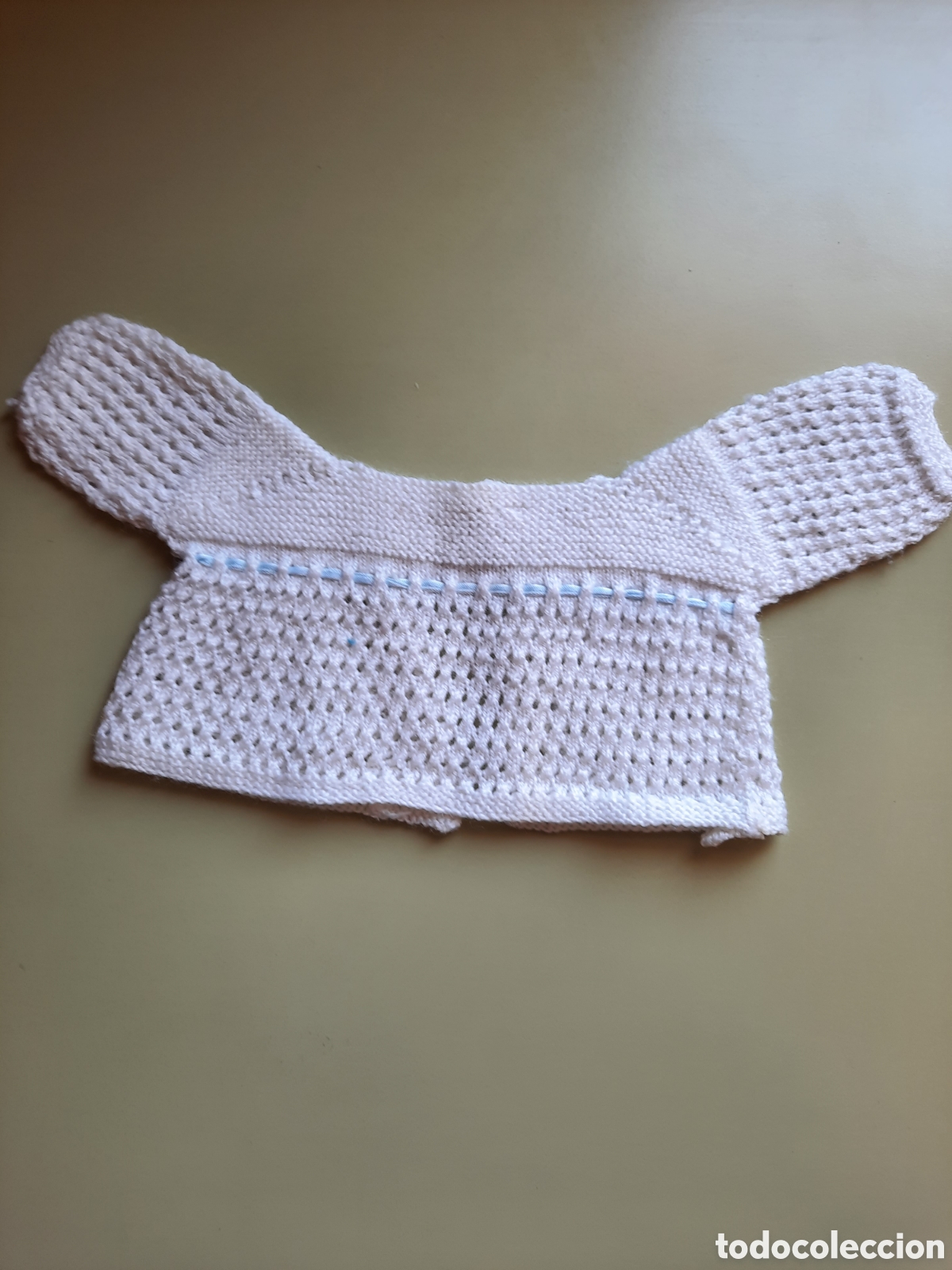 Vintage: Jersey mu&ntilde;eco de confecci&oacute;n artesanal