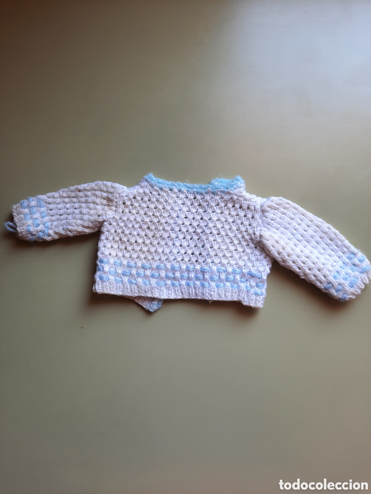 Vintage: Jersey mu&ntilde;eco de confecci&oacute;n artesanal