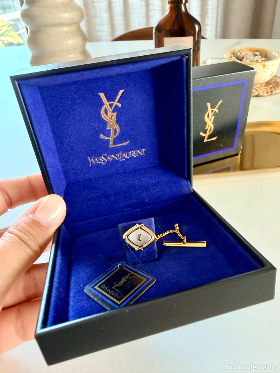 Vintage: Alfiler de Corbata Vintage Yves Saint Laurent YSL con Caja Original | A&ntilde;os 70/80