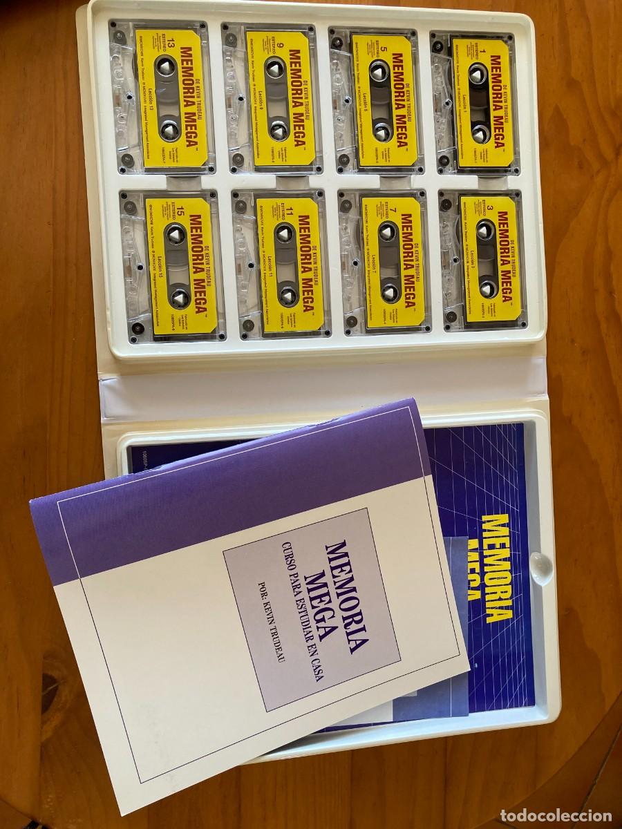 Vintage: PROGRAMA MEGA MEMORIA DE KEVIN TRUDEAU: Audiocasetes con libro de ejercicios GD 8 cintas - Foto 2