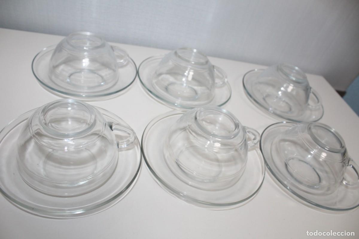Vintage: 6 TAZAS DE DESAYUNO DURALEX - Foto 2