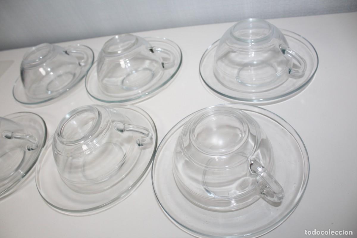 Vintage: 6 TAZAS DE DESAYUNO DURALEX - Foto 3