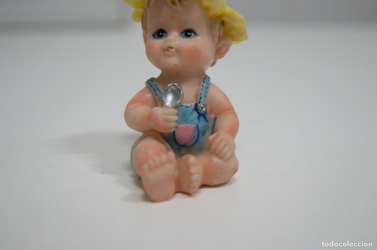 Vintage: Figurita ni&ntilde;o con cuchara - Foto 5