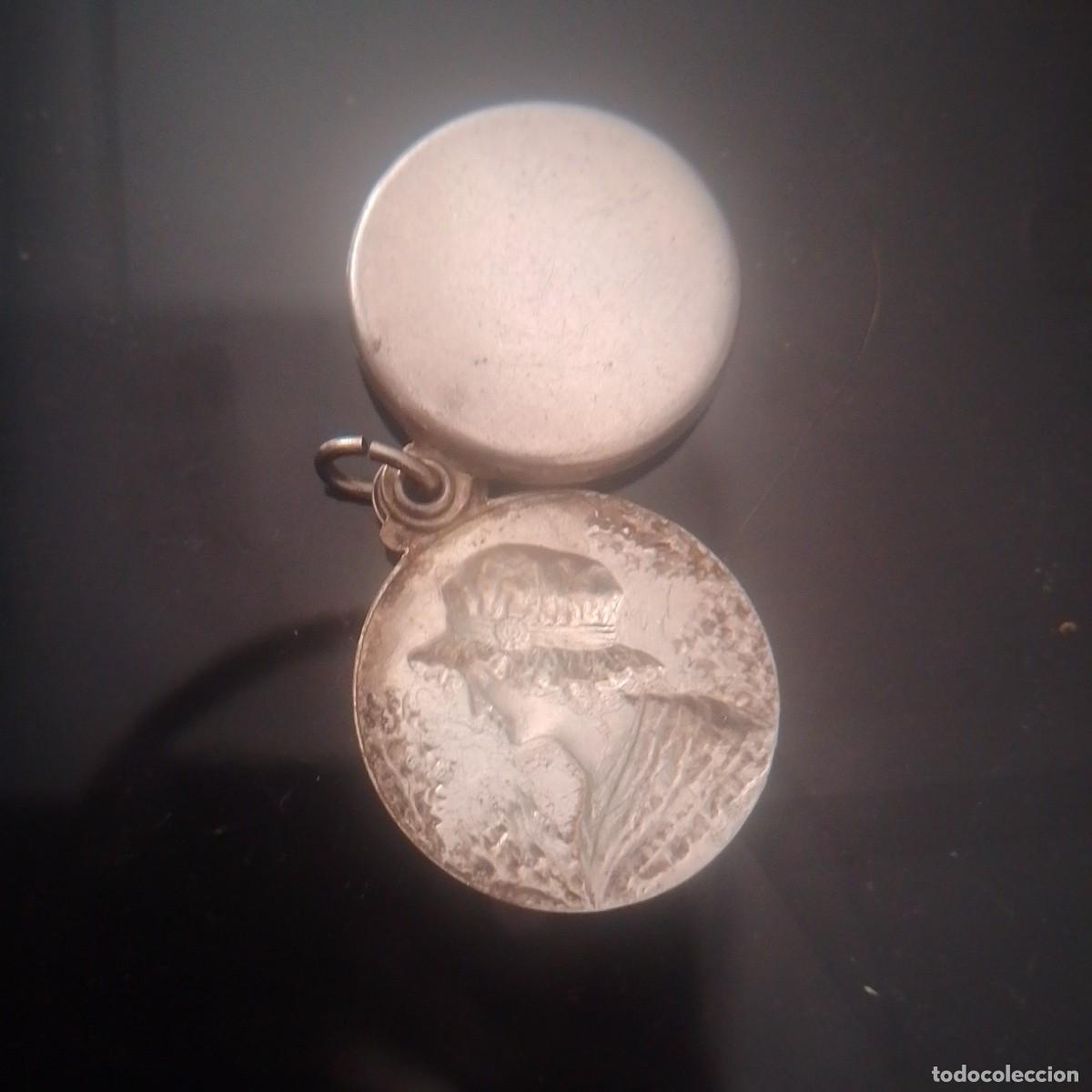 Vintage: Antiguo guarda pelo,plateado - Foto 4