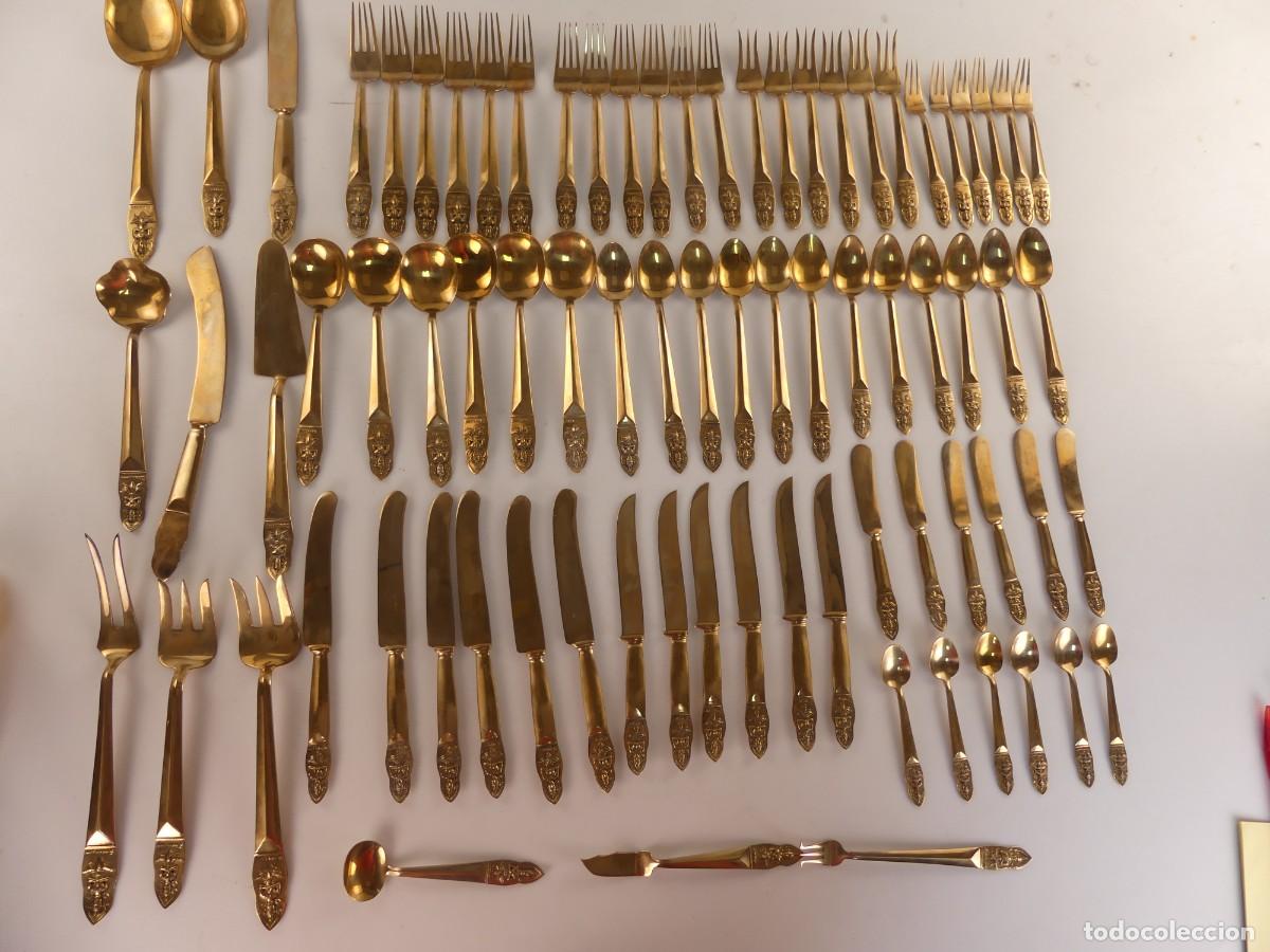 Vintage: CUBERTERIA DE 78 PIEZAS MADE IN THAILAND