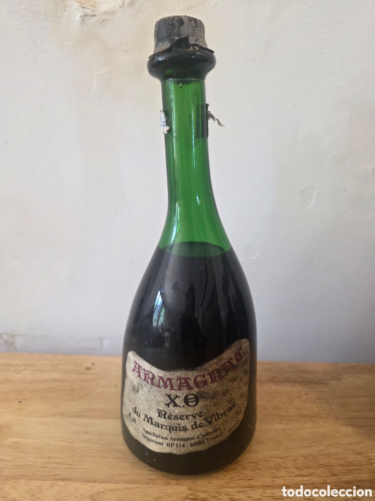Vintage: Armagnac XO R&eacute;serve du Marquis de Vibrac antiguo precintado &ndash; Colecci&oacute;n