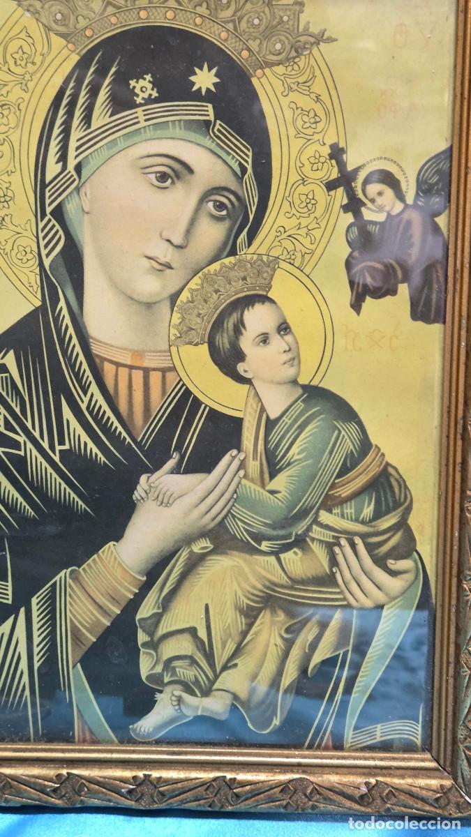 Vintage: cuadro dorado religisos - Foto 3
