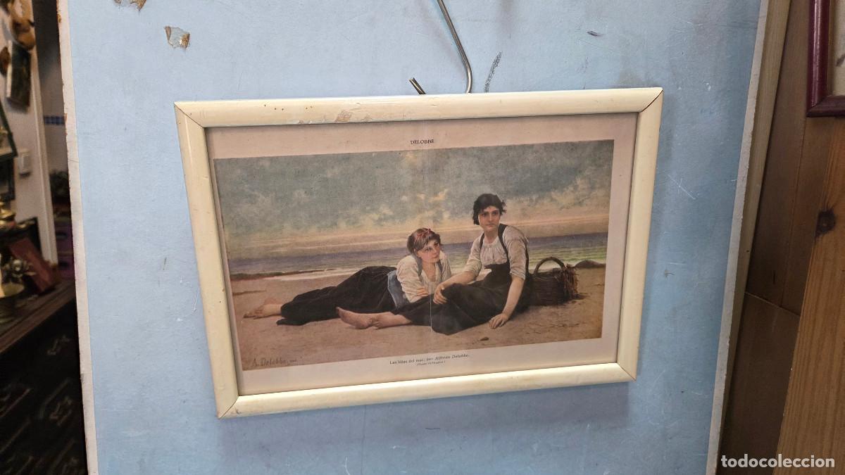Vintage: cuadro con lamina antigua