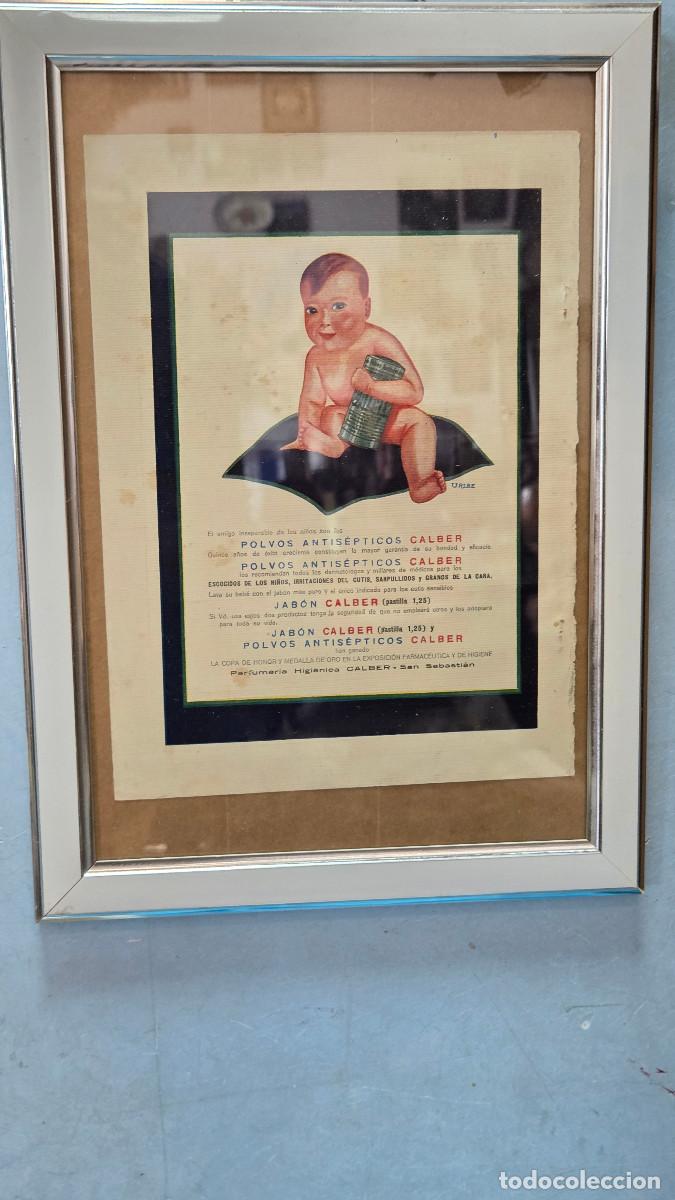 Vintage: cuadro con cartel antiguo
