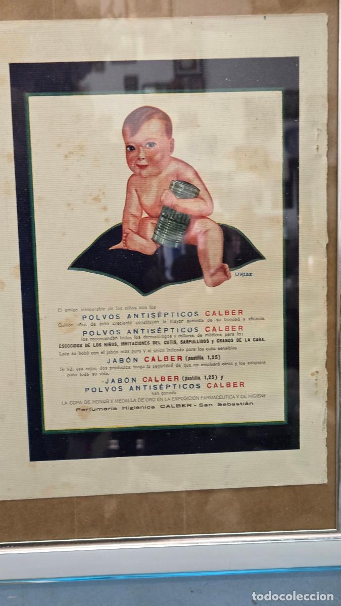 Vintage: cuadro con cartel antiguo - Foto 2