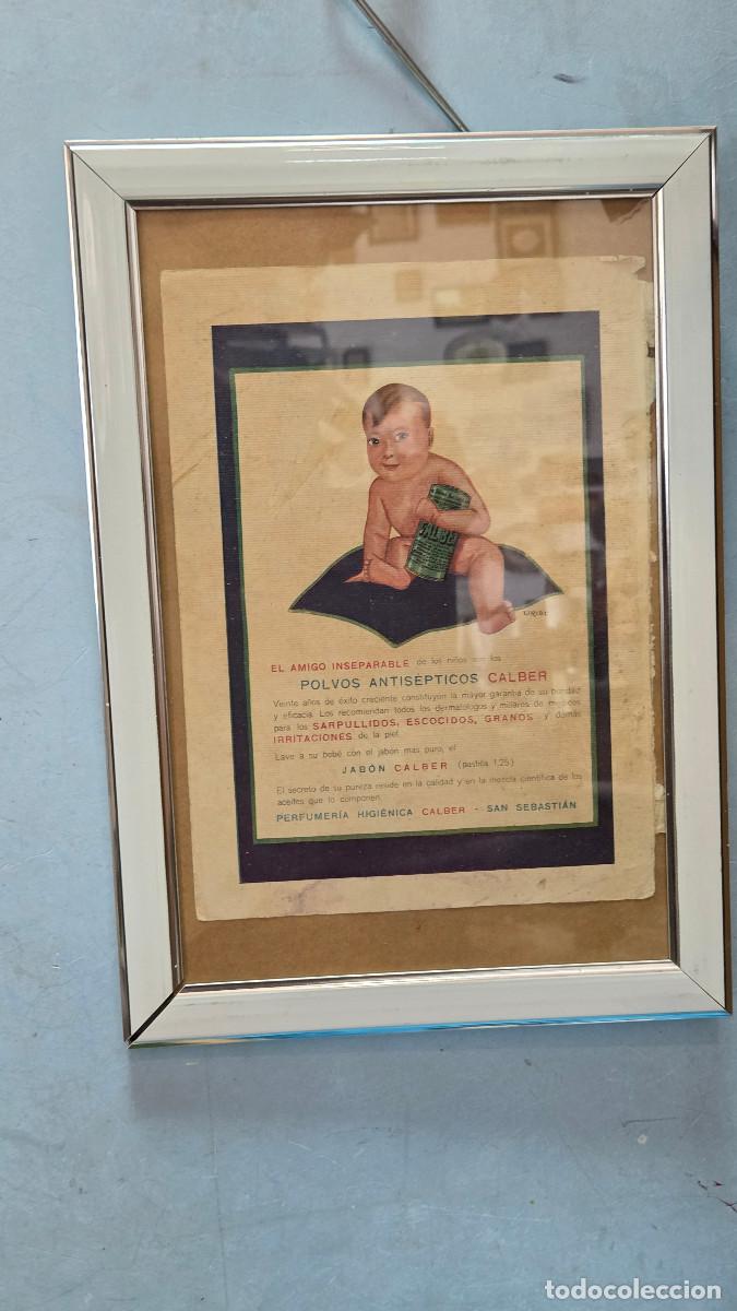 Vintage: cuadro con cartel antiguo