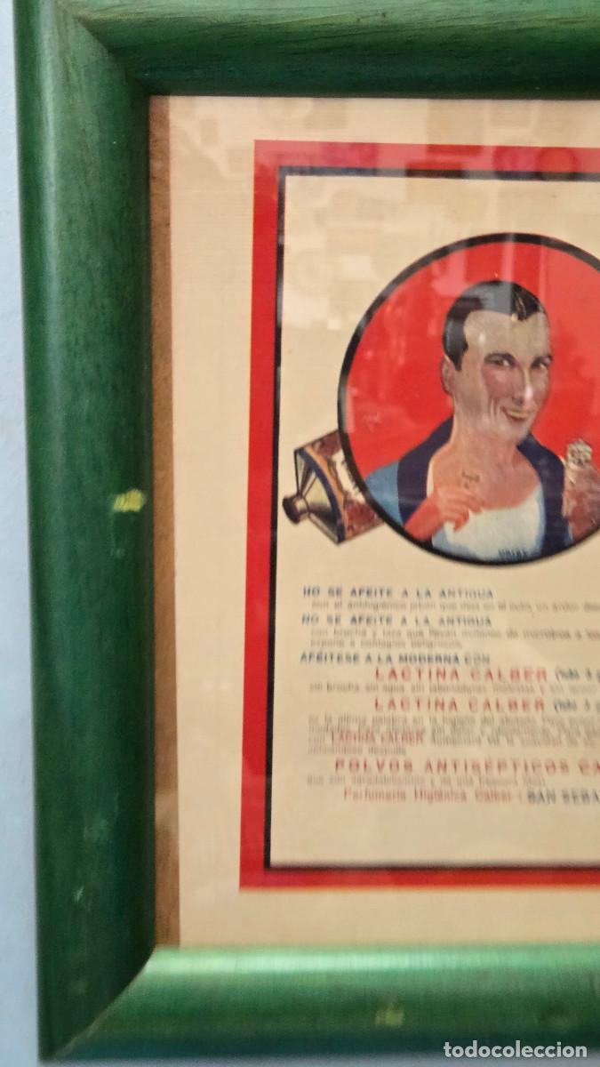 Vintage: cuadro con cartel antiguo - Foto 2