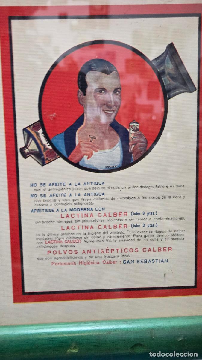 Vintage: cuadro con cartel antiguo - Foto 3