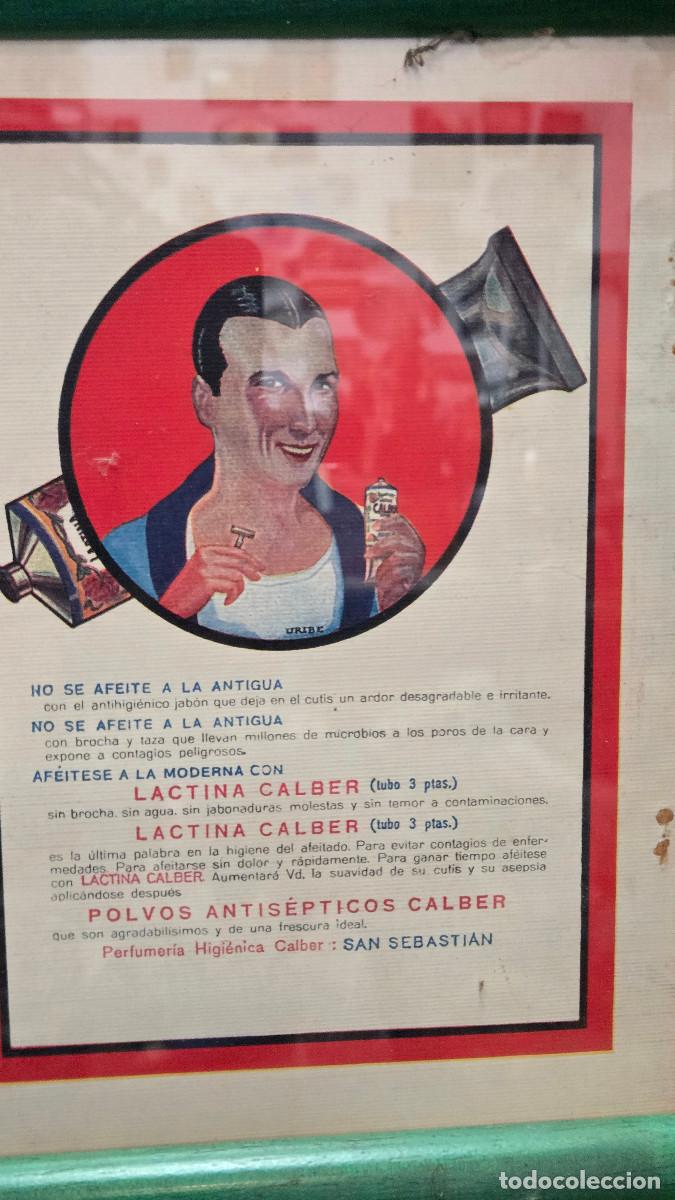 Vintage: cuadro con cartel antiguo - Foto 4