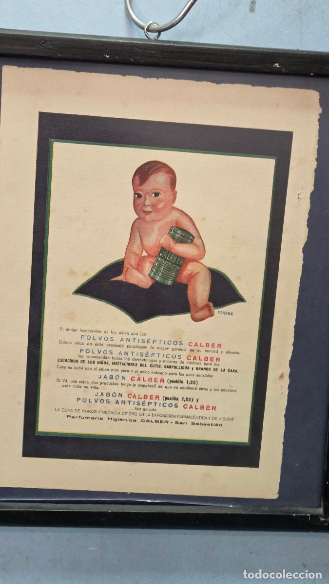Vintage: cuadro con cartel antiguo - Foto 2