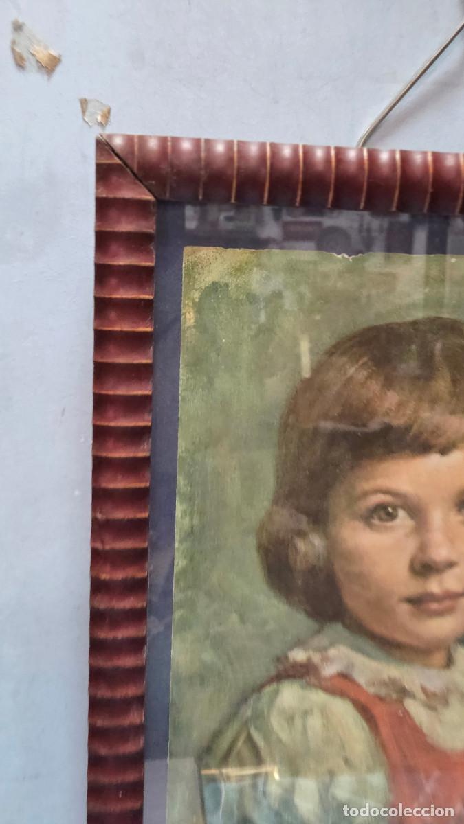 Vintage: cuadro con lamina antigua - Foto 2