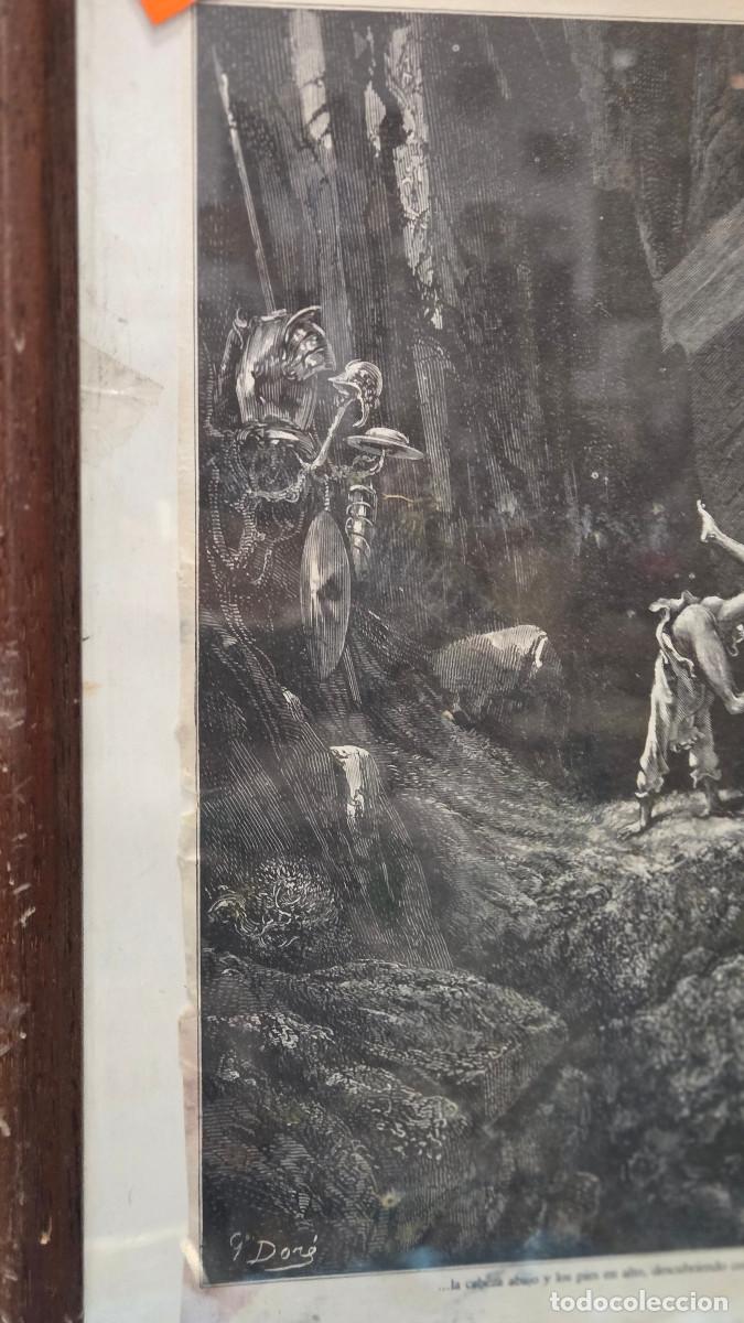 Vintage: cuadro con grabado antiguo - Foto 3