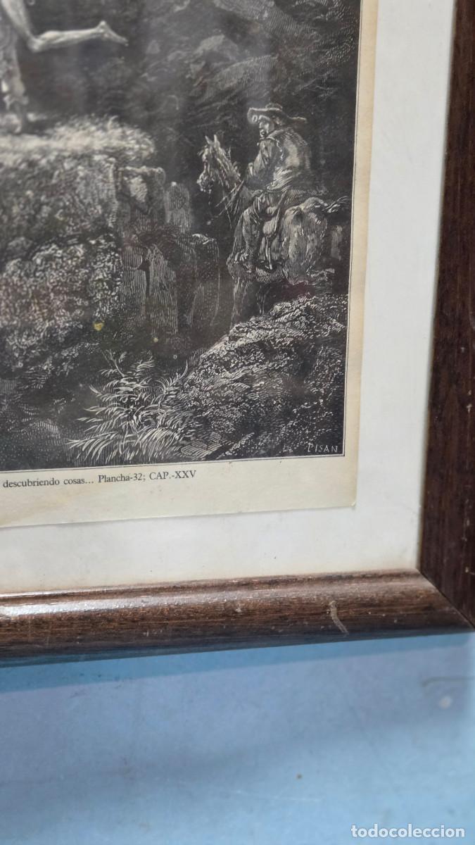 Vintage: cuadro con grabado antiguo - Foto 4