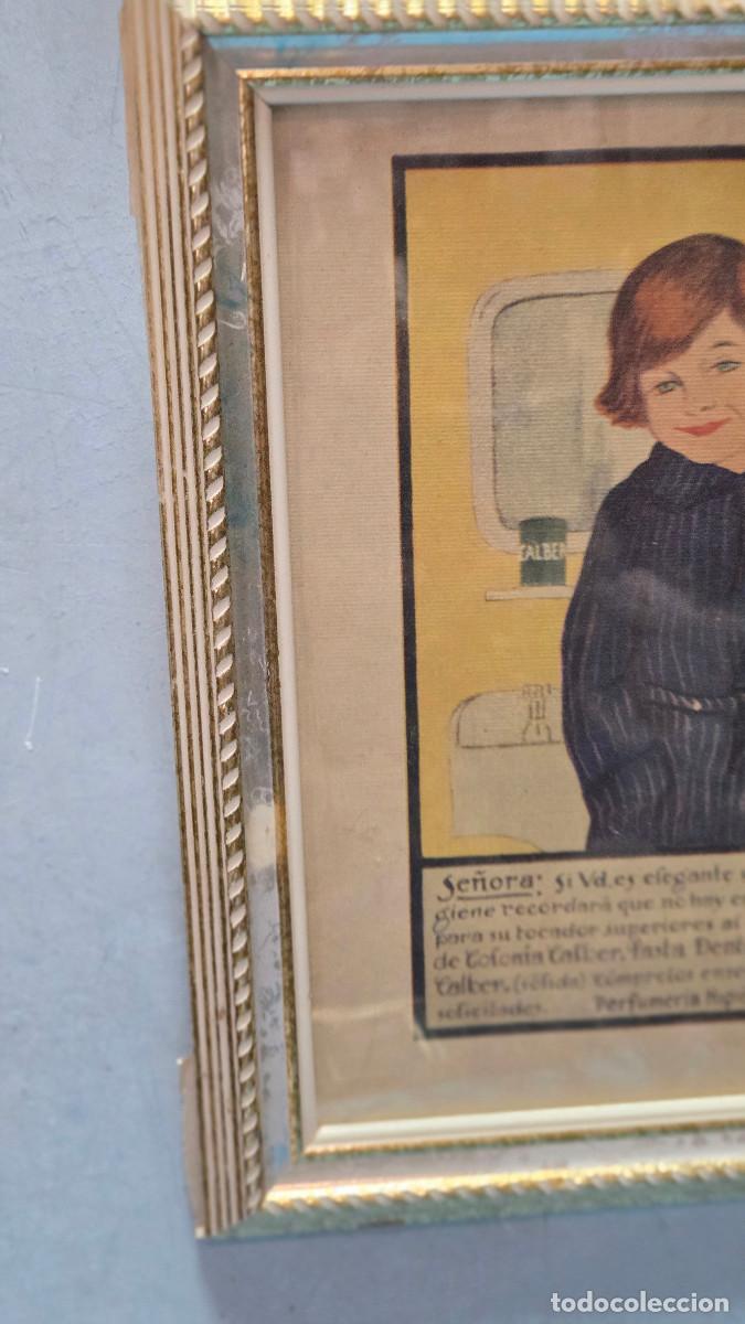 Vintage: cuadro con cartel antiguo - Foto 2