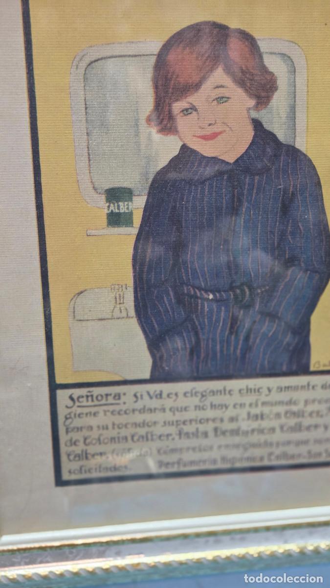 Vintage: cuadro con cartel antiguo - Foto 3