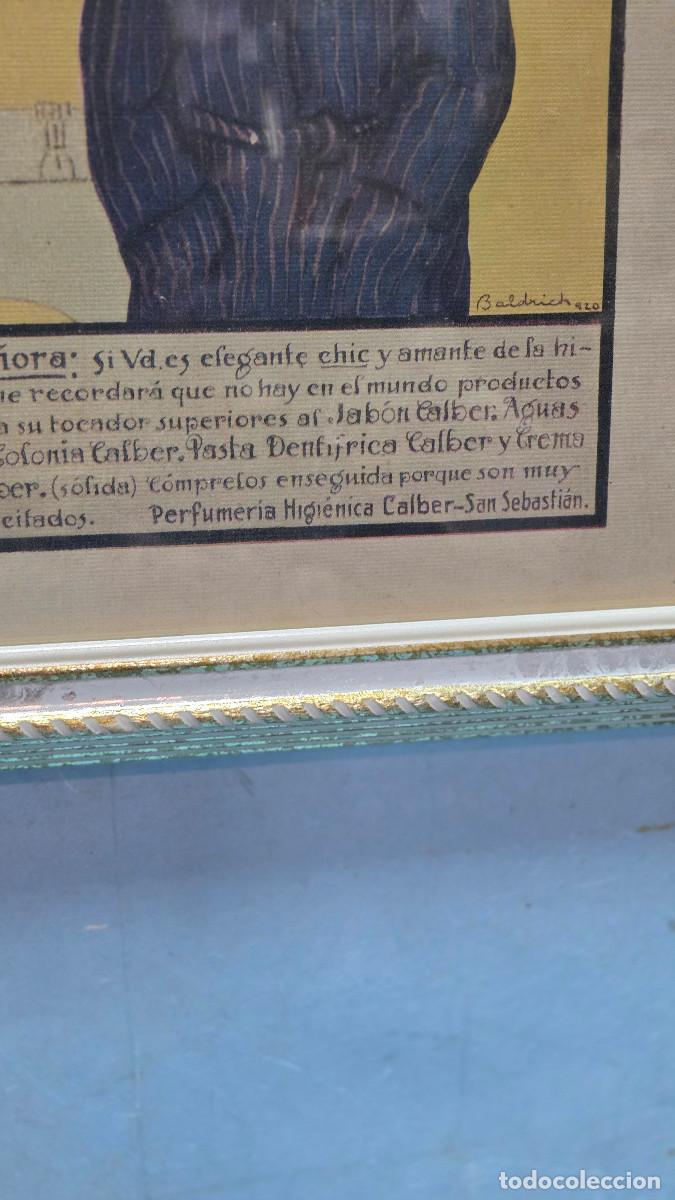 Vintage: cuadro con cartel antiguo - Foto 4
