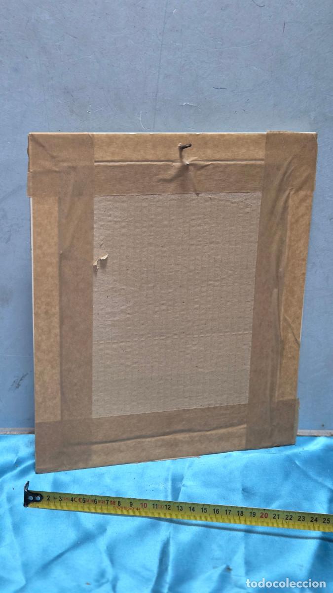 Vintage: cuadro con cartel antiguo - Foto 5